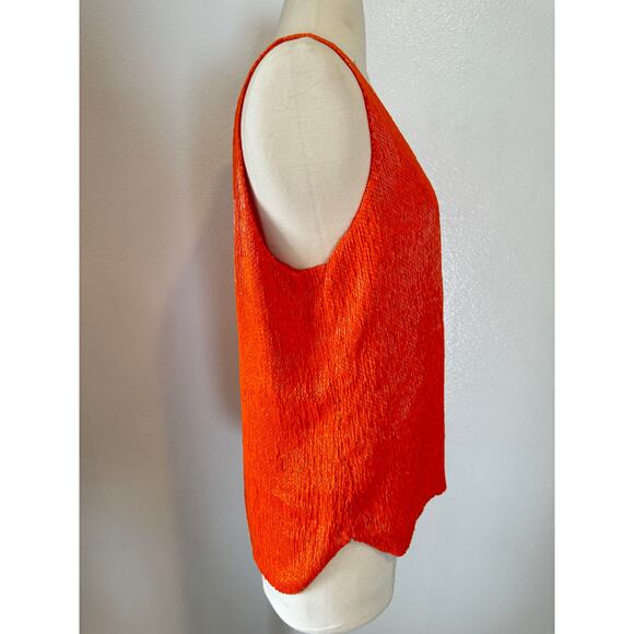 Ralph Lauren Bright Orange Beaded Tank Top - Picture 3 of 16